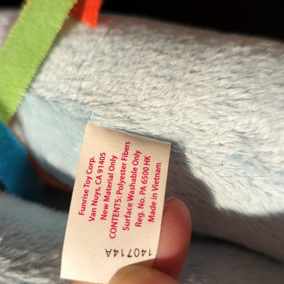 My Little Pony Rainbow Dash 12" Stuffed Plush Pegasus Blue Hasbro Lovey … - Picture 7 of 8